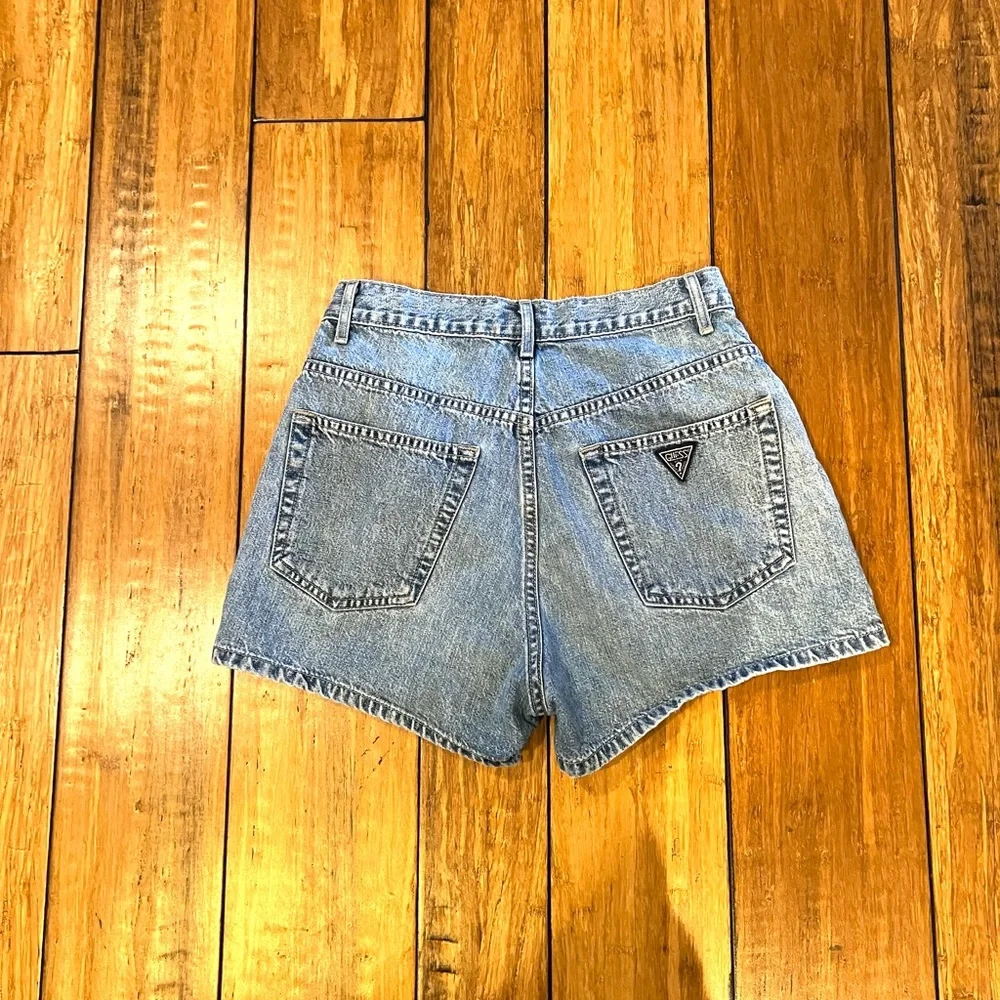 Guess Light Blue Denim Shorts